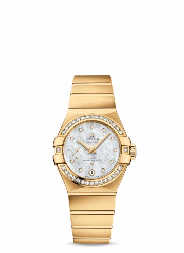 Omega Constellation Co‑Axial Master Chronometer 27 Small Seconds Stainless Yellow Gold / Diamond / MOP 127.55.27.20.55.002 (12755272055002)